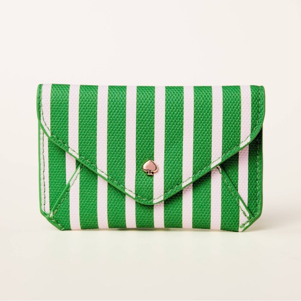 kate spade new york x Target Limited-Edition Collection Card Case Green/White